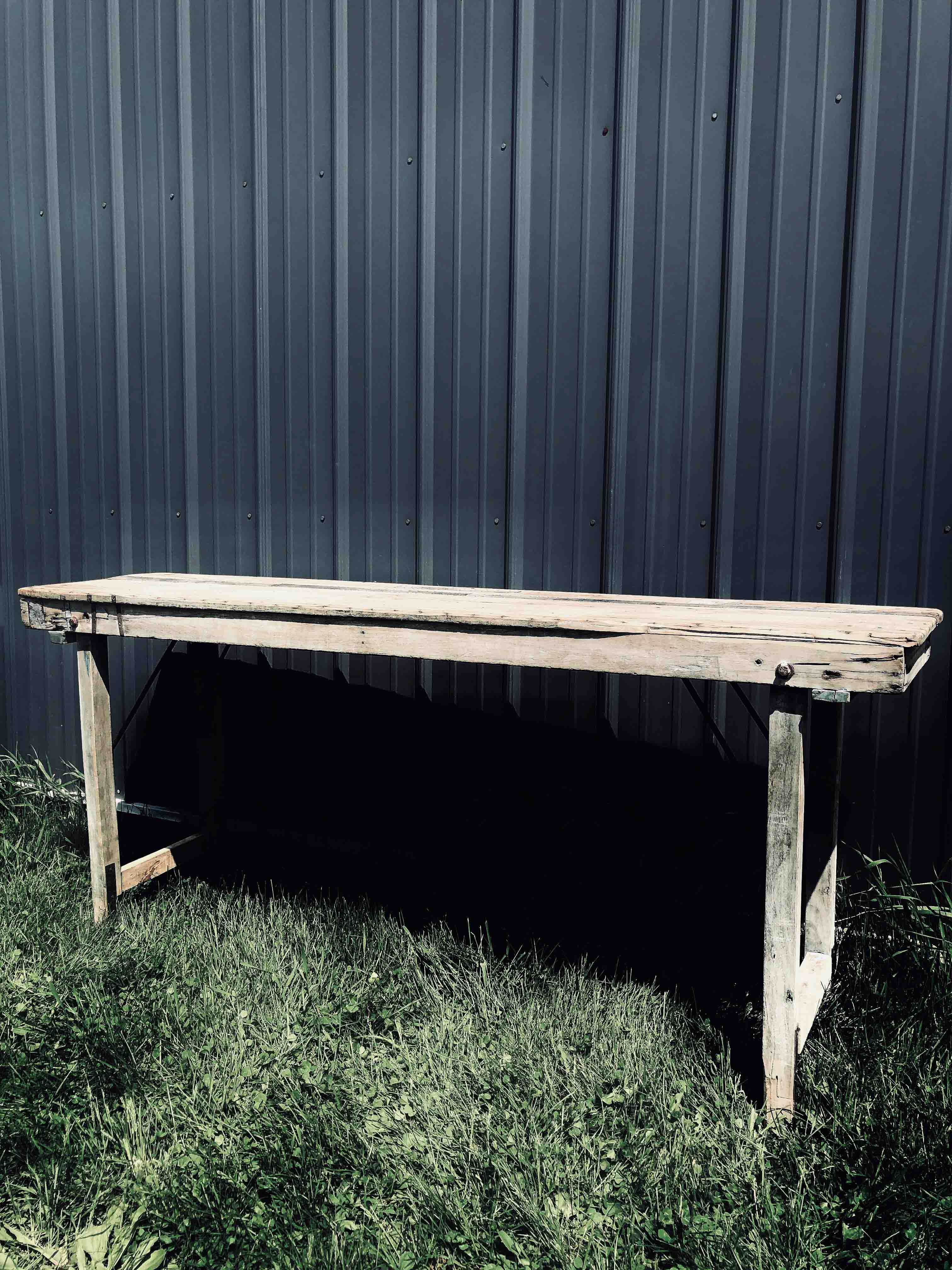 outdoor console table on Weathered Wood Console Table Beautiful Chaos Home Shop